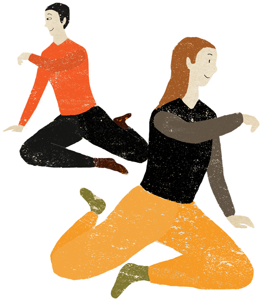 Moments Feldenkrais, torsion assise.